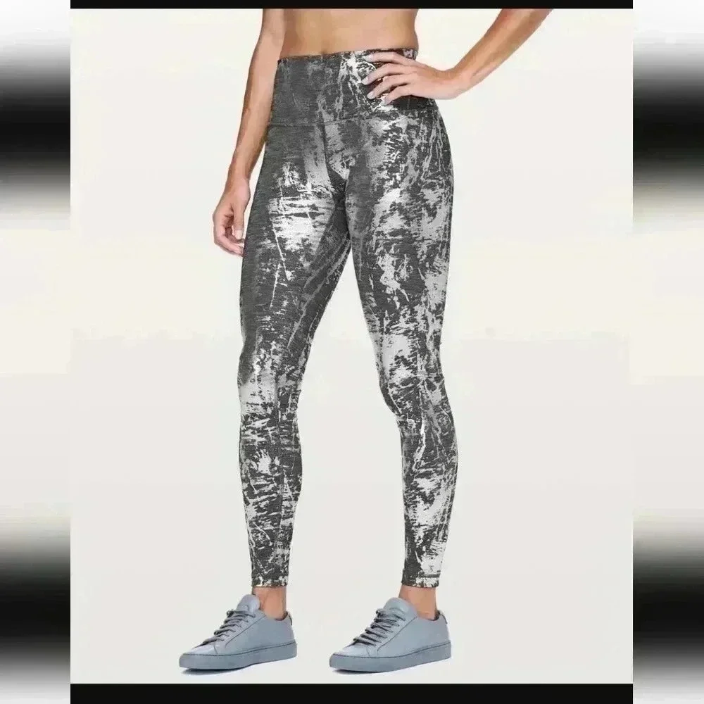 Lululemon Wunder Under Hi-Rise Tight *Brindle Foil 28